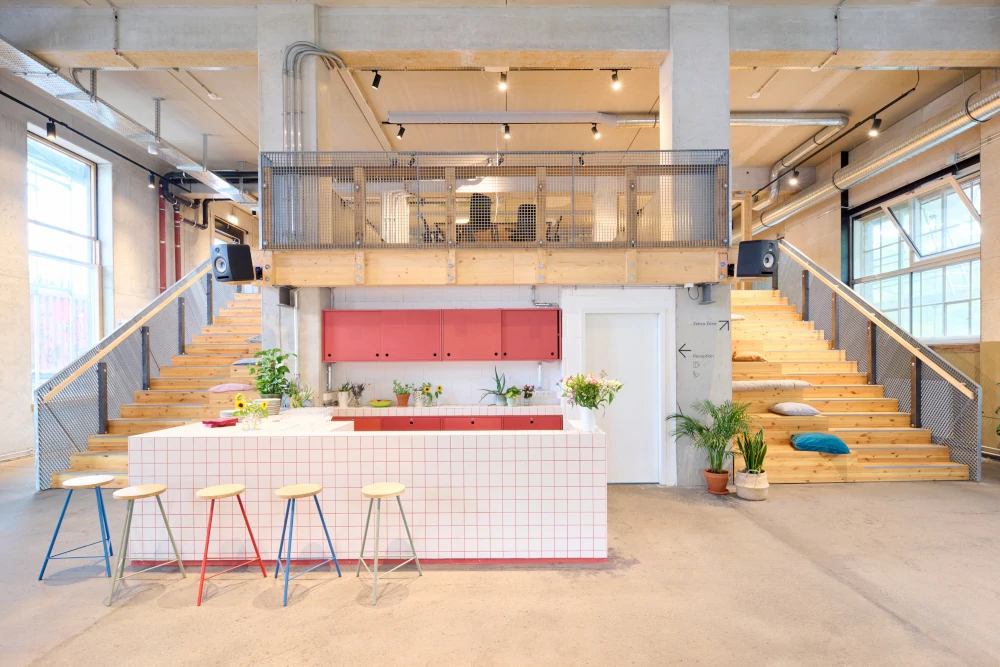 The IBMI workspace at the Impact Hub in Berlin-Neuk&ouml;lln
